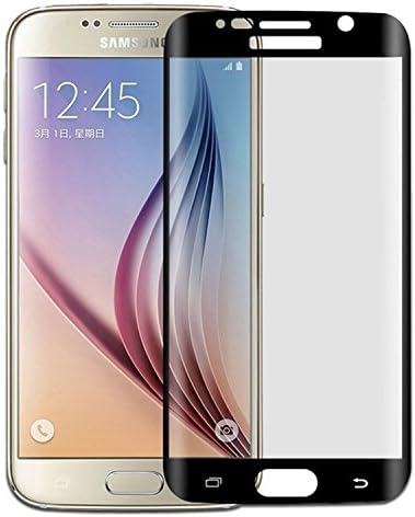 S7 Edge Screen Protector, Coolfunny Full Screen Coverage Premium Tempered Glass Screen Protector Film for Samsung Galaxy S7 Edge (Black)