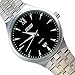 2013newestseller Black Luxury Men Classic Stainless Steel Gold Dial Quartz Analog Bangle Wrist Watch