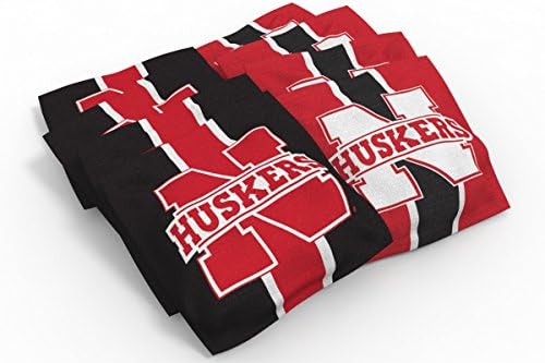 Nebraska Cornhuskers Stripe Bean Bags-8pk