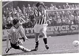 Box Canvas Print of Cambridge v Newcastle United Football 1984 from MirrorPrintStore