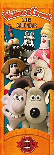 Official Wallace and Gromit Slim Calendar 2015