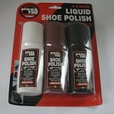 3 pack liquid shoe polish black / brown/ neutral