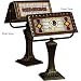 Art Glass Banker's Lamp - Redskins (13.25 x 10.25