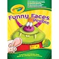 Crayola Funny Faces Colouring and Sticker Book (People or Animals)