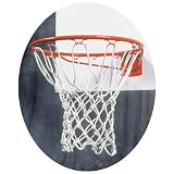 Adams BBN-4 250 Gram Braided Nylon Basketball Nets WHITE 21 LONG/250 GRAMS