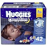 Huggies Overnites Diapers, Size 6, 42 Count