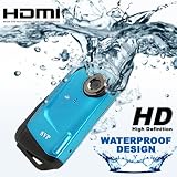 Waterproof HD 720p Digital Pocket Camcorder & Camera with HDMI TV-Output - ACQUA-HDV1000