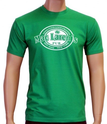 Produkt-Bild: Coole-Fun-T-Shirts Herren T-Shirt Mac Laren Irish Pub HIMYM Langarm