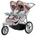 InStep Grand Safari Swivel Wheel Double Jogger, Tan/Pink