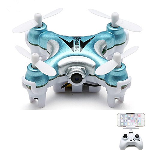EACHINE E10W Mini Wifi Quadcopter With HD Camera 2.4G 4CH 6 Axis LED RC Nano Quadcopter Drone FPV Mode 2