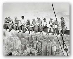 Lunch on a Skyscraper, 1932 by Charles C. Ebbets 16"x20" Art Print Poster