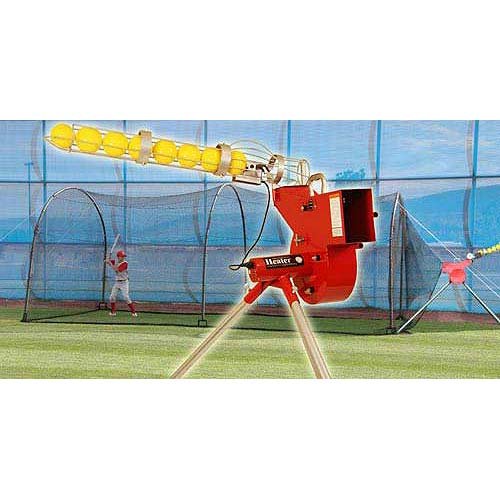 Heater 24 ft Combo Pitching Machine Xtender Batting Cage Package