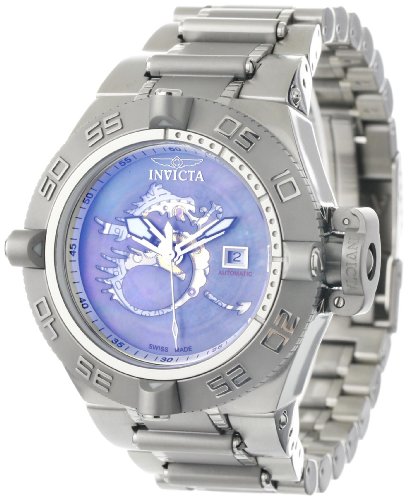  cheap price Invicta Men s 0411 Subaqua Noma IV Automatic Grey Mother-of-Pearl Stainless Steel Watch more information. See  more click! 