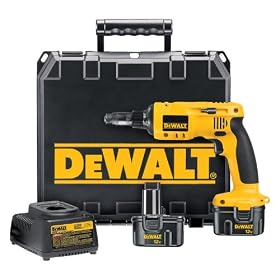 DEWALT D968K-2 Heavy Duty 12.0-Volt Ni-Cad Cordless Light Gauge Steel Framing Screwdriver