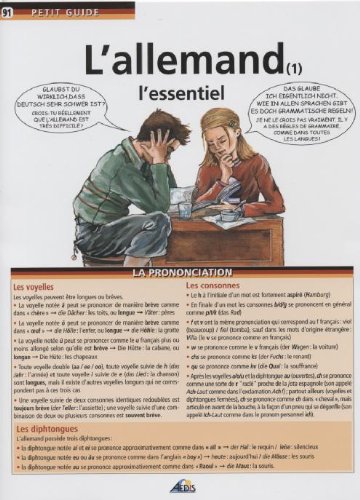 AEDIS L'allemand (1) l'essentiel
