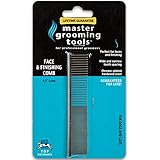 Master Grooming Tools Greyhound Combs  -  European-Style Combs for Grooming Dogs - Face/Finishing, 41/2"