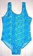 Girls 7-16 1-Piece Swimsuit - Turq Waves