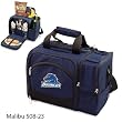 Boise State Broncos Malibu Insulated Picnic Shoulder Pack/Bag - Navy w/Embroidery