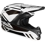 Thor MX Force Carbon Men's Off-Road Motorcycle Helmet - Black/White / X-Small