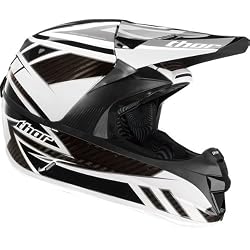 Thor MX Force Carbon Men's Off-Road Motorcycle Helmet - Black/White