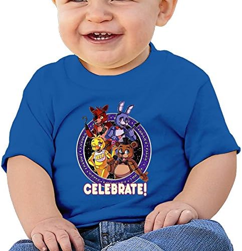 HZERUI Infants &amp;Toddlers Baby's Photo Five Nights At Freddy T-Shirt RoyalBlue 6 M For 6-24 Months.