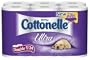 Cottonelle Ultra Toilet Paper Double Roll, White 176, 12 Pack (Pack of 4)