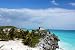 Temple of Maya Archaeological Site Overlooking the Sea - 18W x 12H - Peel and Stick Wall Decal by Wallmonkeys
