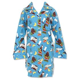Frankie & Johnny Night Owl Flannel Sleepshirt