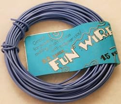 Fun Wire 22 Gauge Coil - Cotton Candy Blue