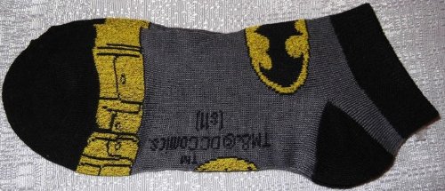  BATMAN Symbol DC Comics Licensed Ankle Socks 1 pair