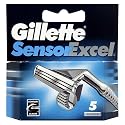 Gillette Sensor Excel Refill Razor Blade Cartridges - 5 Pack