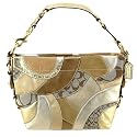 Authentic Coach Circle Patchwork Carly Shoulder Bag 14005 Gold