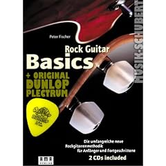 Rock Guitar Basics (+2 CDs) inkl. Plektrum - DIe umfangreiche Rockgitarrenmethodik f�r Anf�nger und Fortgeschrittene mit herausnehmbarem 60-Wochen �bungsprogramm (Taschenbuch) von Peter Fischer (Noten/Sheetmusic)