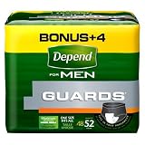 Depend Guards, for Men, Regular Absorbency, One Size Fits All, 48 ct.