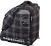 Rossignol JIB Boot Bag� - Skischuh-Tasche  Skischuhtasche bzw. neudeutsch 'Boot Bag' aus der neuen JIB-Linie vom Markenhersteller Rossignol. Rossignol JIB Boot Bag �- die Skischuh-Tasche ist trendig und aus hochwertigem, robustem Material gefertigt. Der  Reissverschluss ist mit ZIP ausgestattet, au&szlig;erdem verf&uuml;gt die Skischuhtasche &uuml;ber einen verstellbaren Tragegurt. Die PVC Beschichtung macht das Boot Bag f&uuml;r den h&auml;ufigen Gebrauch langlebig. 'Rossignol JIB Boot Bag' - Skischuhtasche von Rossignol in h&uuml;bscher Optik...    Modell 2012Technische Details:    Farbe: Schwarz / dezentes KaroMaterial: 600D RipStop PolyesterGr&ouml;&szlig;e: 43 x 45 x 25 cmGewicht: 850 g  Schriftzug: schwarz / grau  Produkt: Rossignol Skischuhtasche / Rossignol JIB Boot Bag 