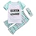 Kids Little Girl Big Dreams Short Sleeve T-shirt and Arrows Capri Ruffle Pants Outfit