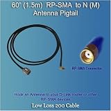 60 (1.5m) Antenna Pigtail N-type Male to RP-SMA