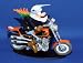 joe bar team jeremie lapuree harley davidson 883 bike and figure 1.18ish scale hand painted model_s-1