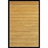 2' x 3' Contemporary Natural Environmentally Friendly Bamboo Rug by ANJI MOUNTAIN BAMBOO RUGS