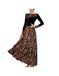 Long Sleeves Round Neck Cocktail Full Length Velvet Evening Dress/Prom Dress/Party Dress/Wedding Dress/Maxi Dress 