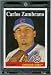 2007 Topps Heritage Baseball Card # 372 Carlos Zambrano Chicago Cubs - Mint Condition - In Protective Display Case