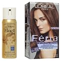 Feria Hair Color #T53 Moonlit Tort w/ Mini Elnett Hair Spray