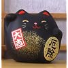 Maneki Neko Feng Shui Lucky black cat for protection