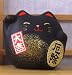 Maneki Neko Feng Shui Lucky black cat for protection