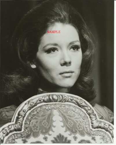 The Avengers Diana Rigg Holding Silver Tray 8x10 Photo AV8004