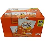 Pepperidge Farm Goldfish Crackers, Cheddar, 45 Bags (1 oz)