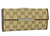 Gucci - Gucci Beige and Tan Envelope Wallet 112715F40IR9643
