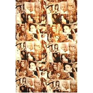 Hollywood Movie Stars FABRIC Shower Curtain