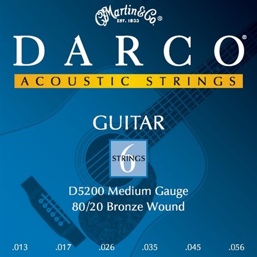 Darco Gitarrensaiten f&uuml;r Akustikgitarre (80/20 Bronzeumwicklung, medium, St&auml;rke 0.013 bis  Preisvergleich
