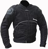 Details zu "Textil Motorrad Jacke Motorradjacke Schwarz Gr. L"